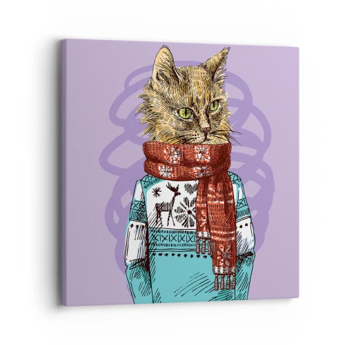 Obraz na plátně - Kočka nejenom v botách - 30x30 cm