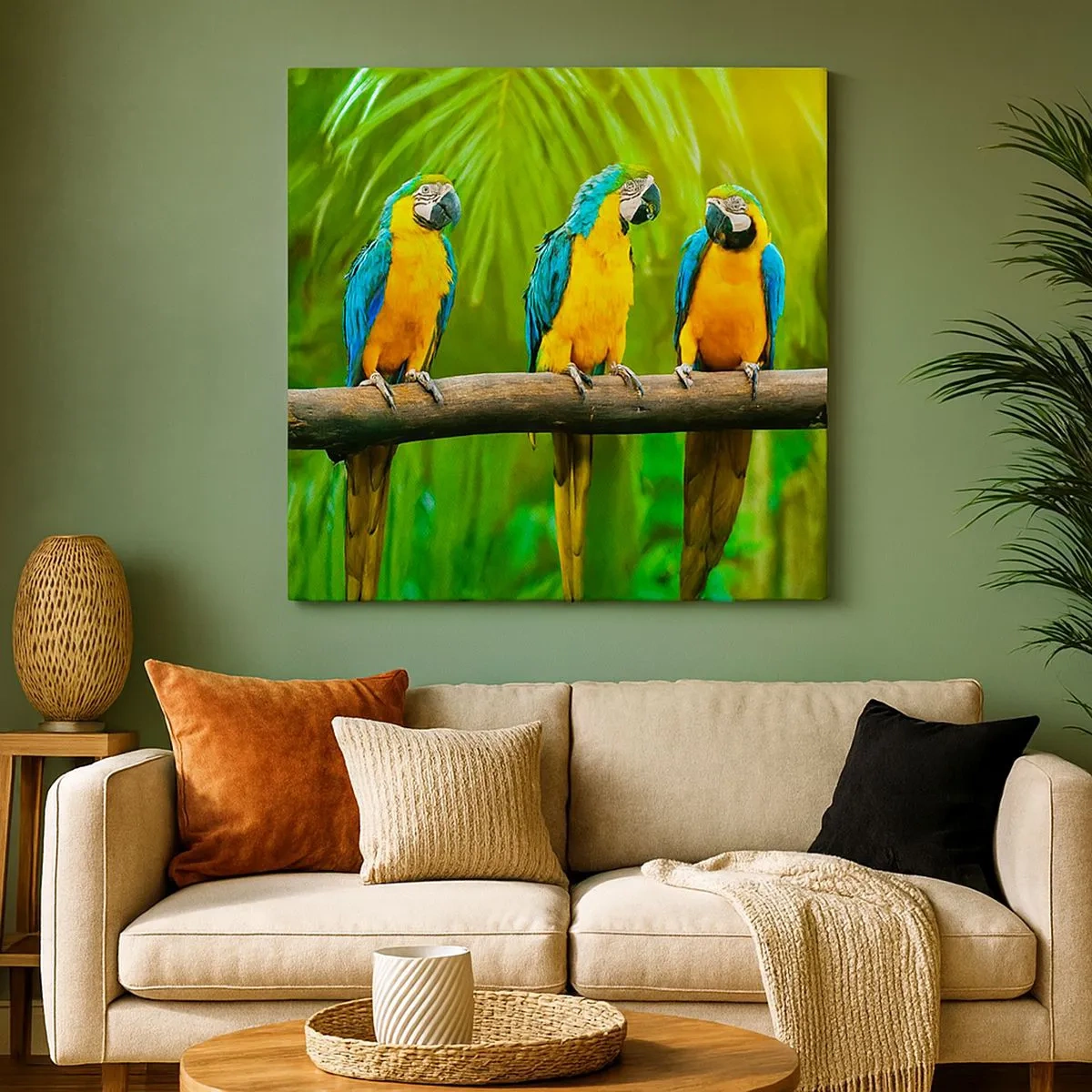 Obraz na plátně - Slyšela jsi, že ona…? - 30x30 cm