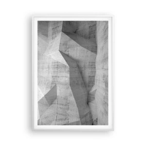 Plakát v bílém rámu - Skutečná výzva - 70x100 cm