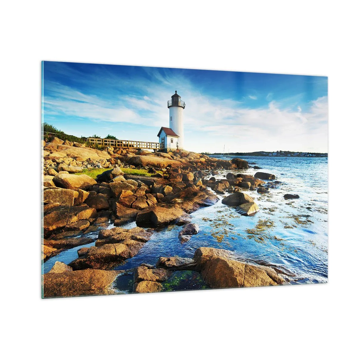 Obraz na skle - Vraťte se šťastně, čekám - 100x70 cm