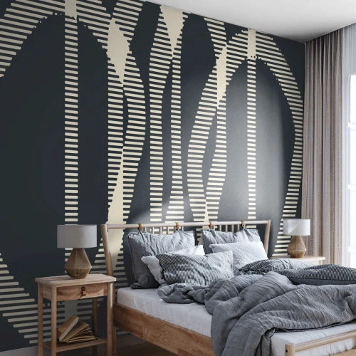 Fototapeta na míru Premium Canvas - Pokus o prolomení temnoty - Abstrakce, Kus, Moderní vzor