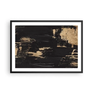 Plakát v černém rámu - Stopa doteku - 70x50 cm
