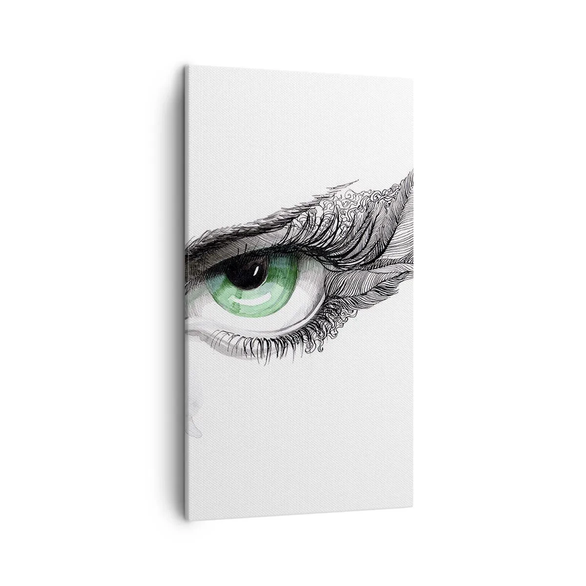 Obraz na plátně - Krásná a připravená k útoku - 45x80 cm