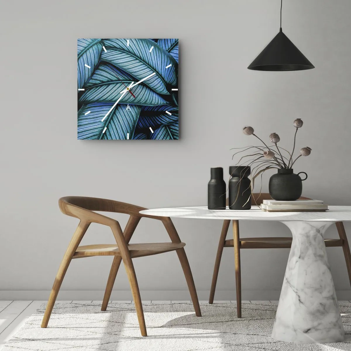 Nástěnné hodiny - Čáry života - 40x40 cm