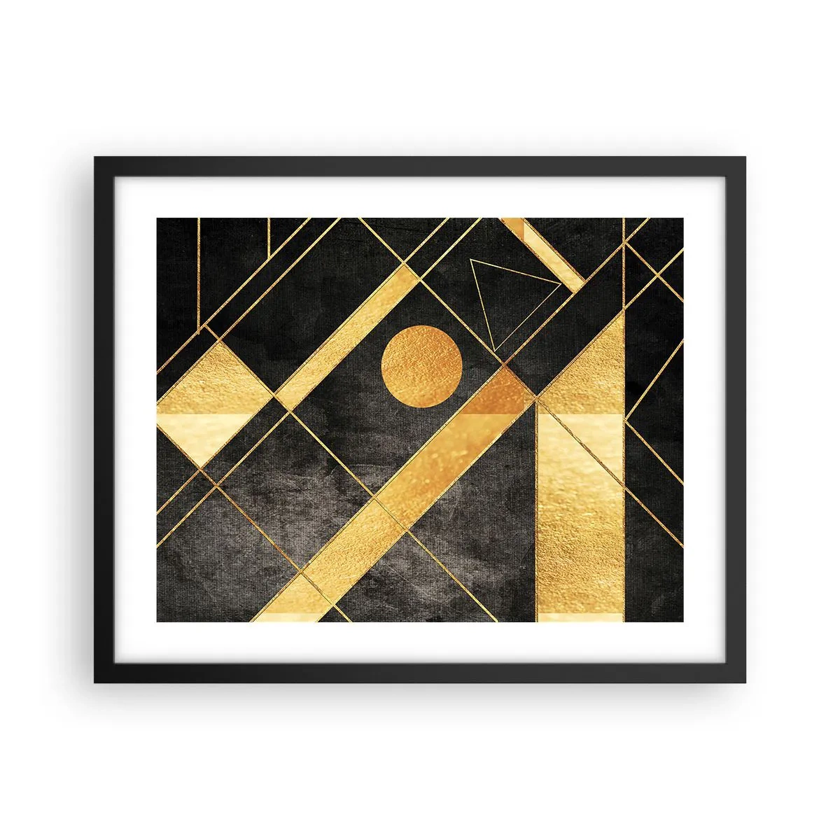 Plakát v černém rámu - Slunce pouště - 50x40 cm