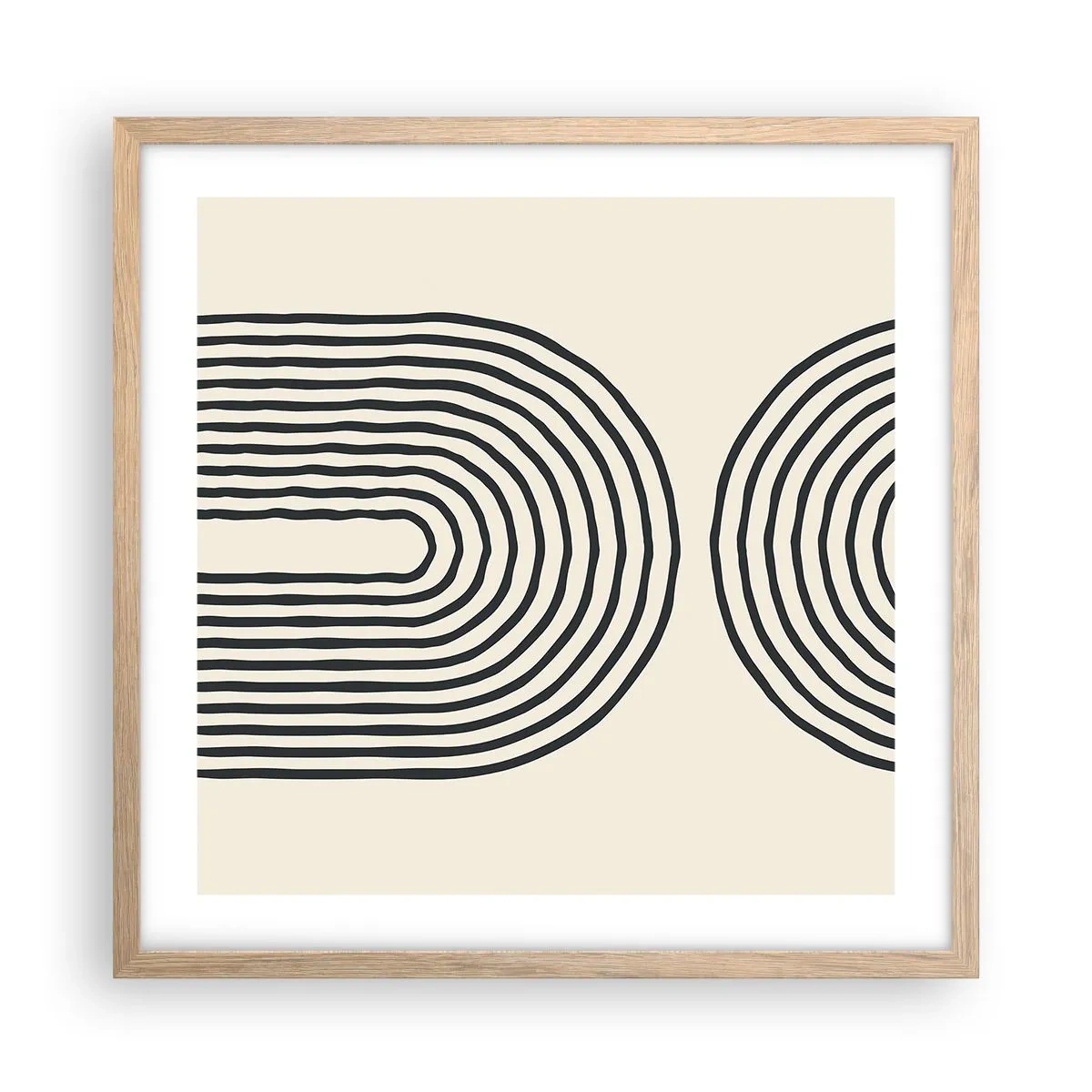 Plakát v rámu světlý dub - Již brzy… - 50x50 cm