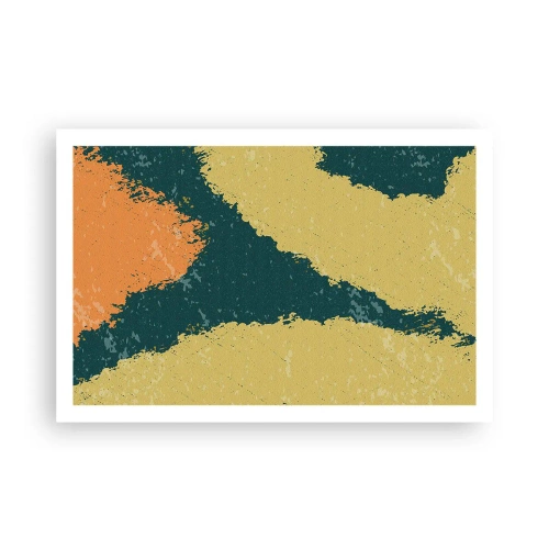 Plakát - Abstrakce – zpomalený pohyb - 91x61 cm