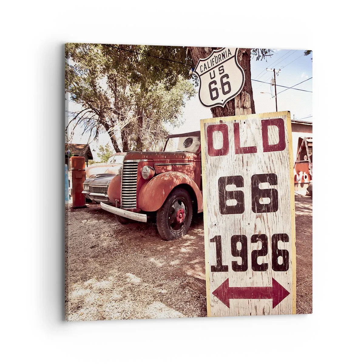 Obraz na plátně - Legenda americké provincie - 70x70 cm