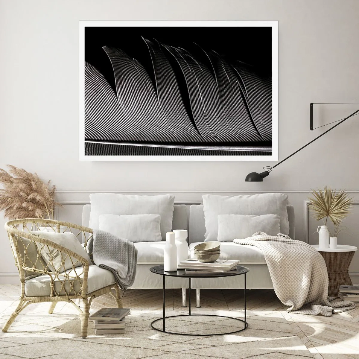 Plakát - Peří – nádherná konstrukce - 40x30 cm