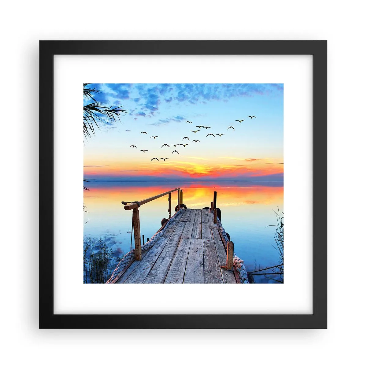 Plakát v černém rámu - Je čas vrátit se… - 30x30 cm
