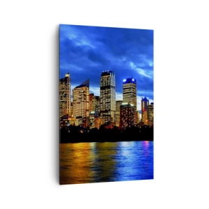 Obraz na plátně - Noc světel a barev - 80x120 cm