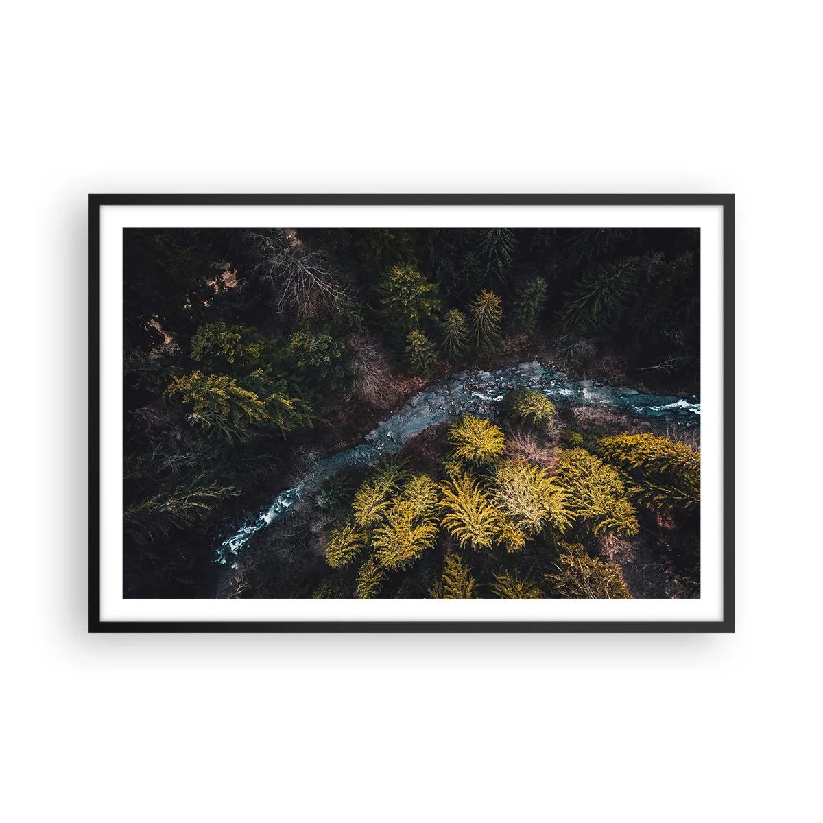 Plakát v černém rámu - Rychle, stále rychleji - 91x61 cm