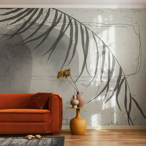 Fototapeta Samolepicí Deluxe Sticker - Subtilní exotika přírody - Minimalismus, Botanický, List - 100x70 cm