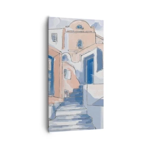 Obraz na plátně - Exotické město - 65x120 cm