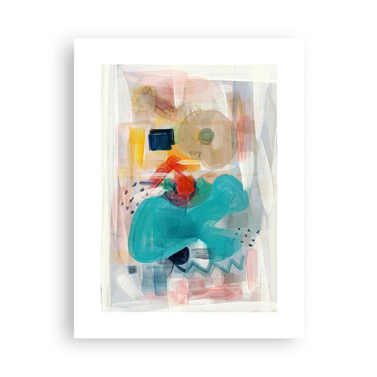 Plakát - Barevná hra - 30x40 cm