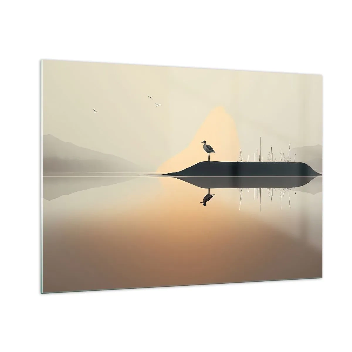 Obraz na skle - Pán na jezeře - 100x70 cm