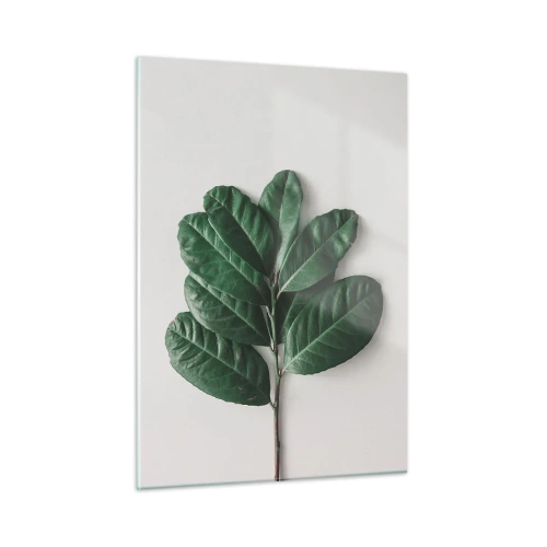 Obraz na skle - Kresba samotné přírody - 50x70 cm