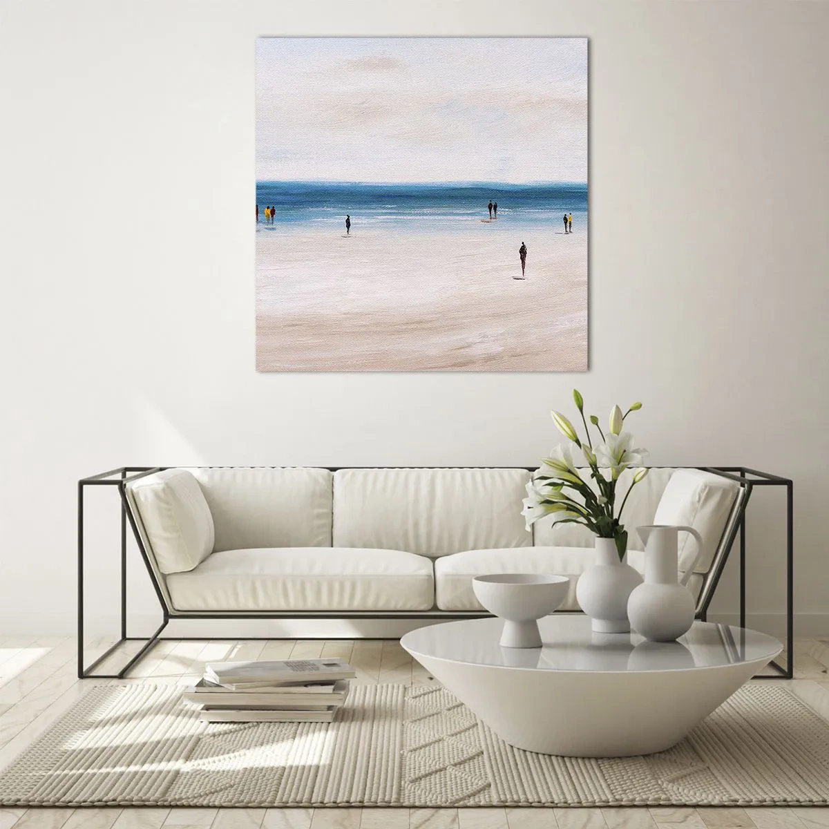 Obraz na skle - Přirozená potřeba - 70x70 cm