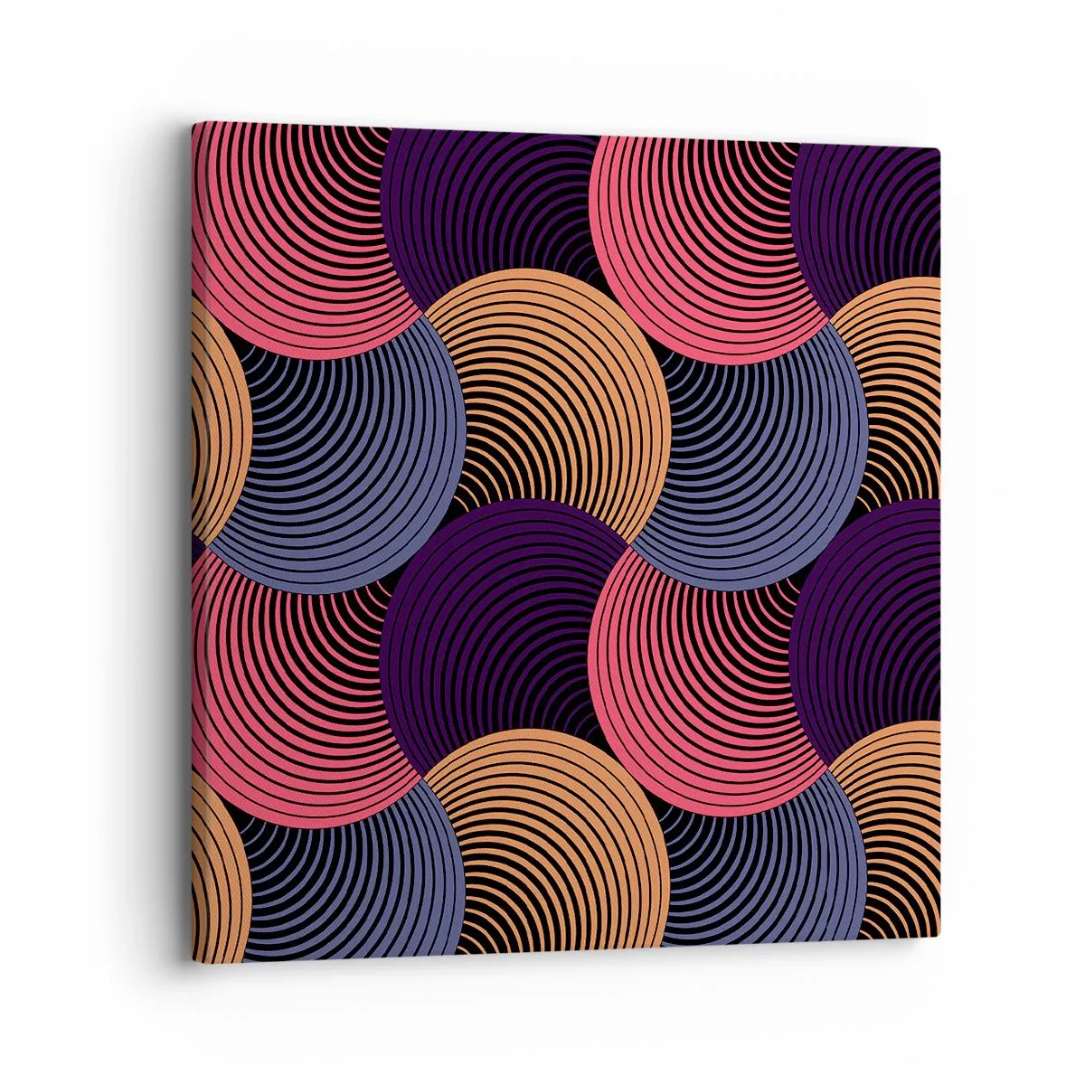 Obraz na plátně - V kruhovém rytmu - 30x30 cm
