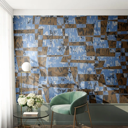 Fototapeta Standard Eco - Nelidová vystřihovánka - Abstrakce, Kus, Moderní vzor - 500x350 cm