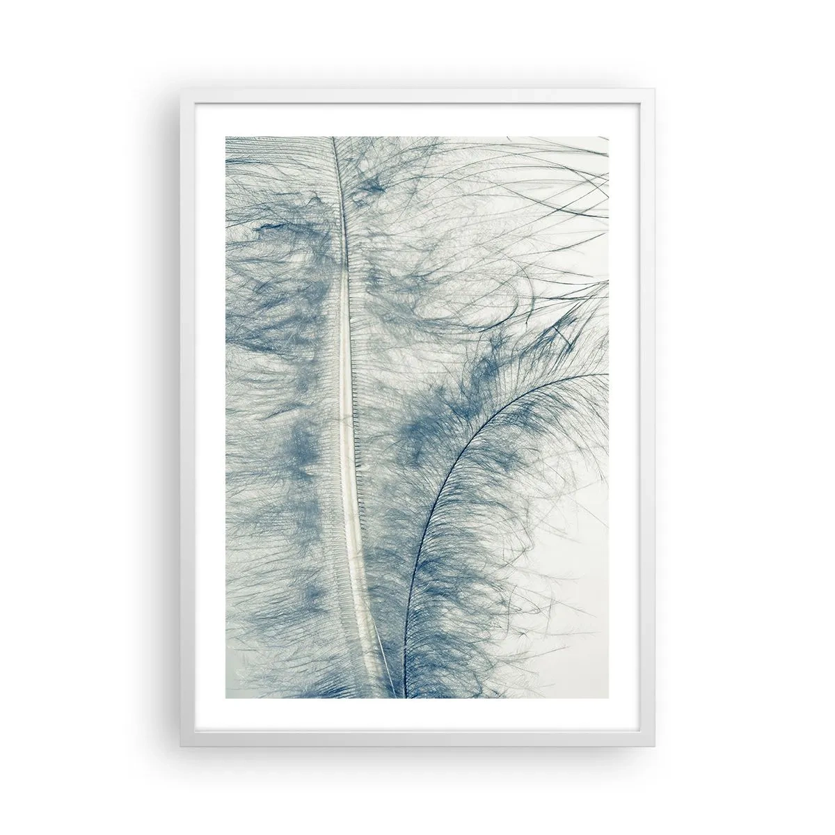 Plakát v bílém rámu - Šepot přírody - 50x70 cm