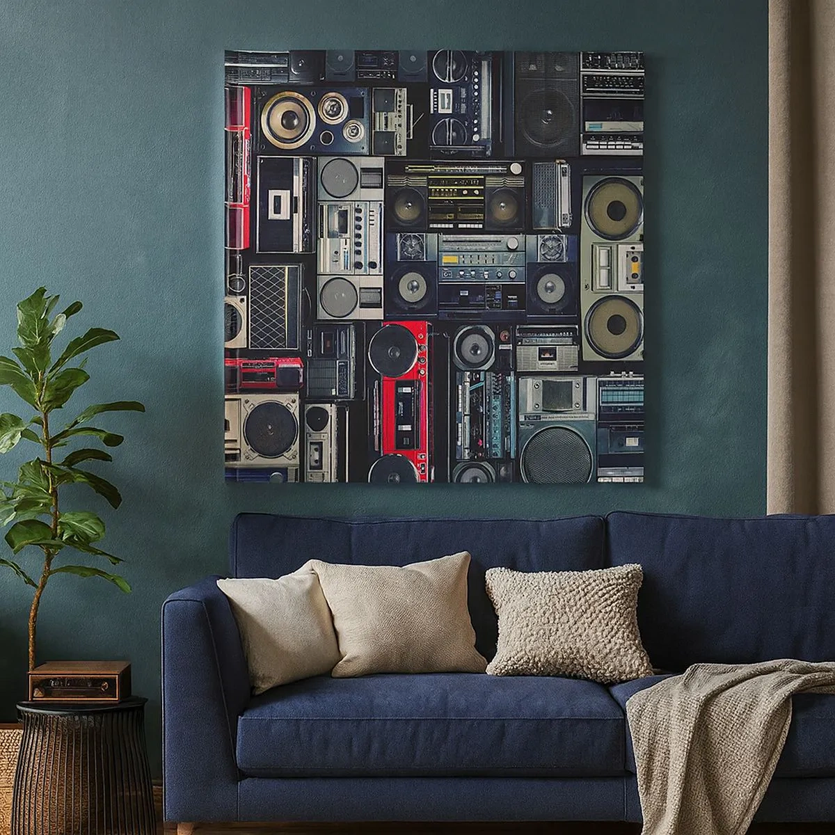 Obraz na plátně - Stesk po 80. letech - 30x30 cm