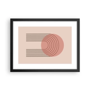 Plakát v černém rámu - Neodolatelná přitažlivost - 40x30 cm