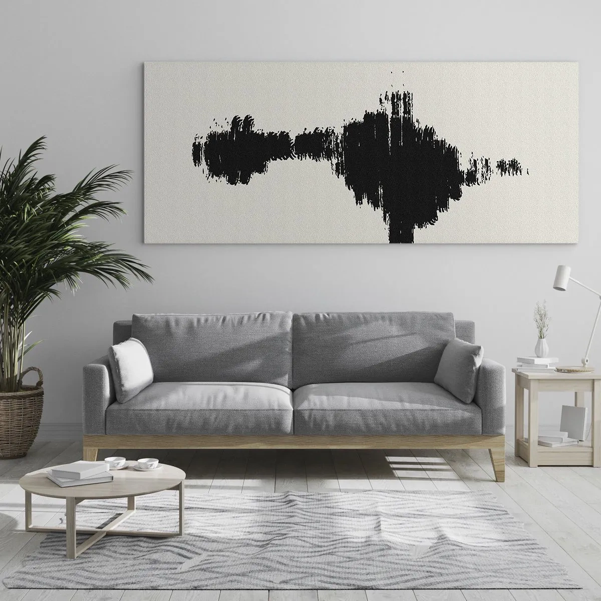 Obraz na skle - Vibrace představivosti - 140x50 cm