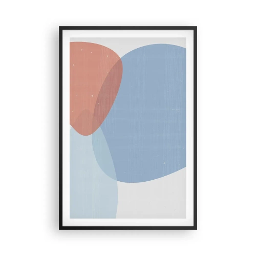 Plakát v černém rámu - Pastelové vztahy - 61x91 cm