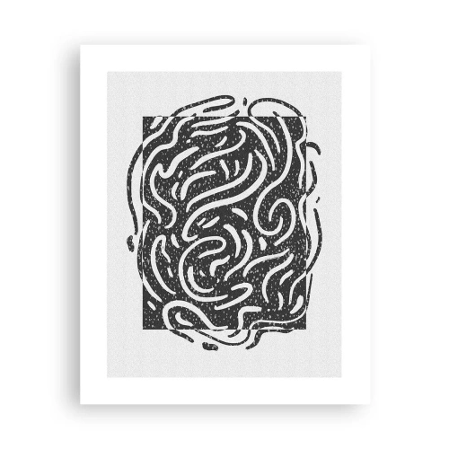 Plakát - Abstrakce: tanec radosti - 40x50 cm