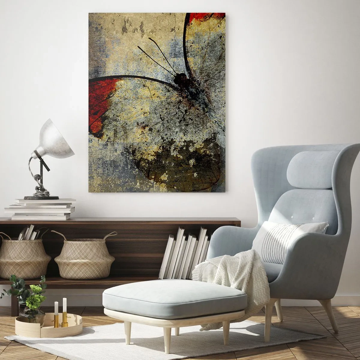 Obraz na skle - Podívej se, než zmizím - 50x70 cm