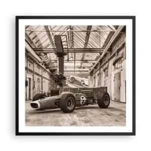 Plakát v černém rámu - Odpočinek vítěze - 60x60 cm