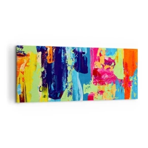 Obraz na plátně - Život je krásný! - 100x40 cm