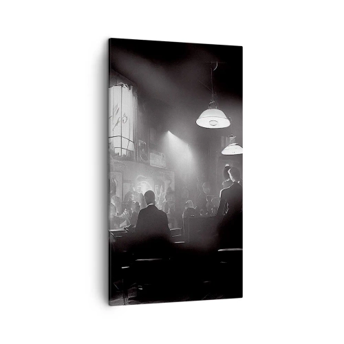 Obraz na plátně - V jazzové atmosféře - 45x80 cm