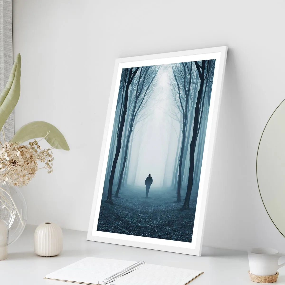 Plakát v bílém rámu - A všechno jednoduché a jasné - 61x91 cm