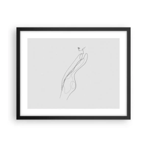Plakát v černém rámu - Pouze slib - 50x40 cm