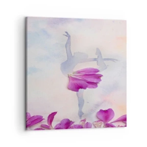 Obraz na plátně - Jemná jako květina - 60x60 cm