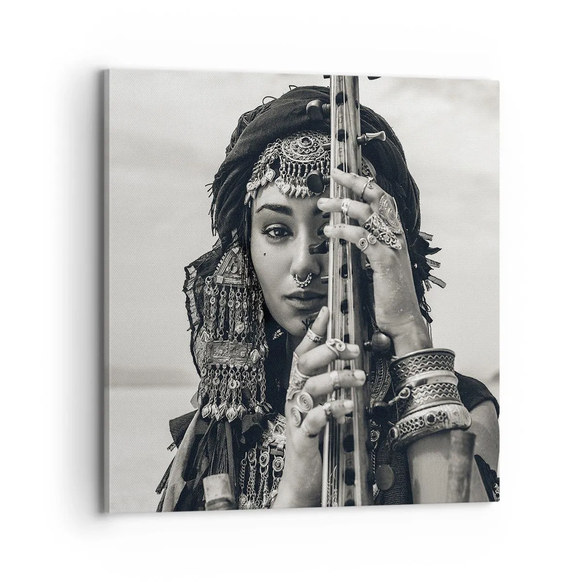 Obraz na plátně - Samotná hudba orientu - 70x70 cm
