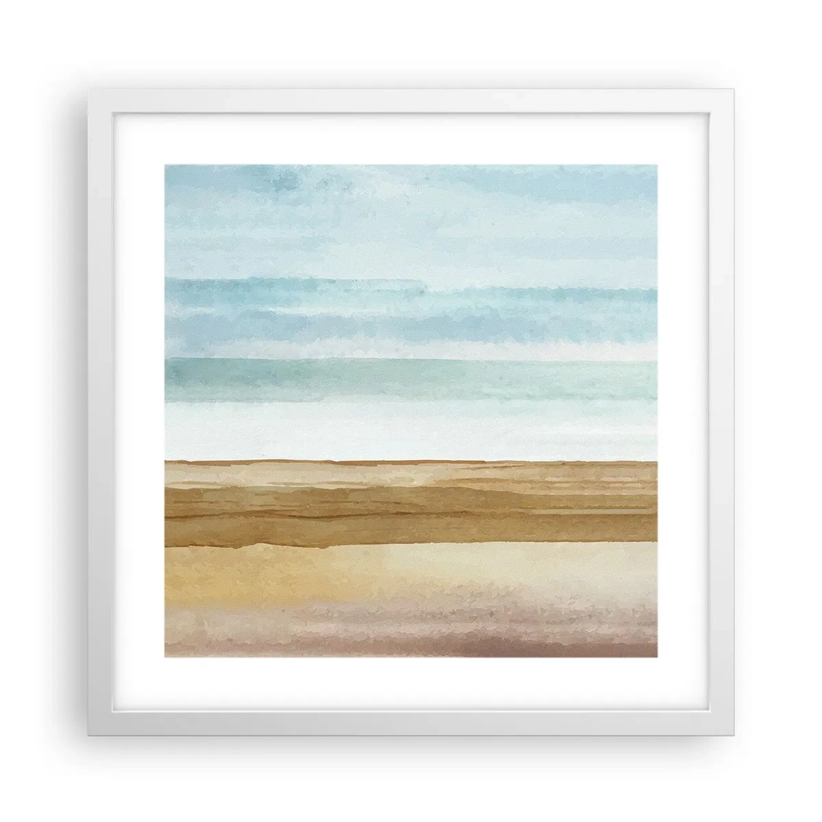 Plakát v bílém rámu - Utěšení - 40x40 cm