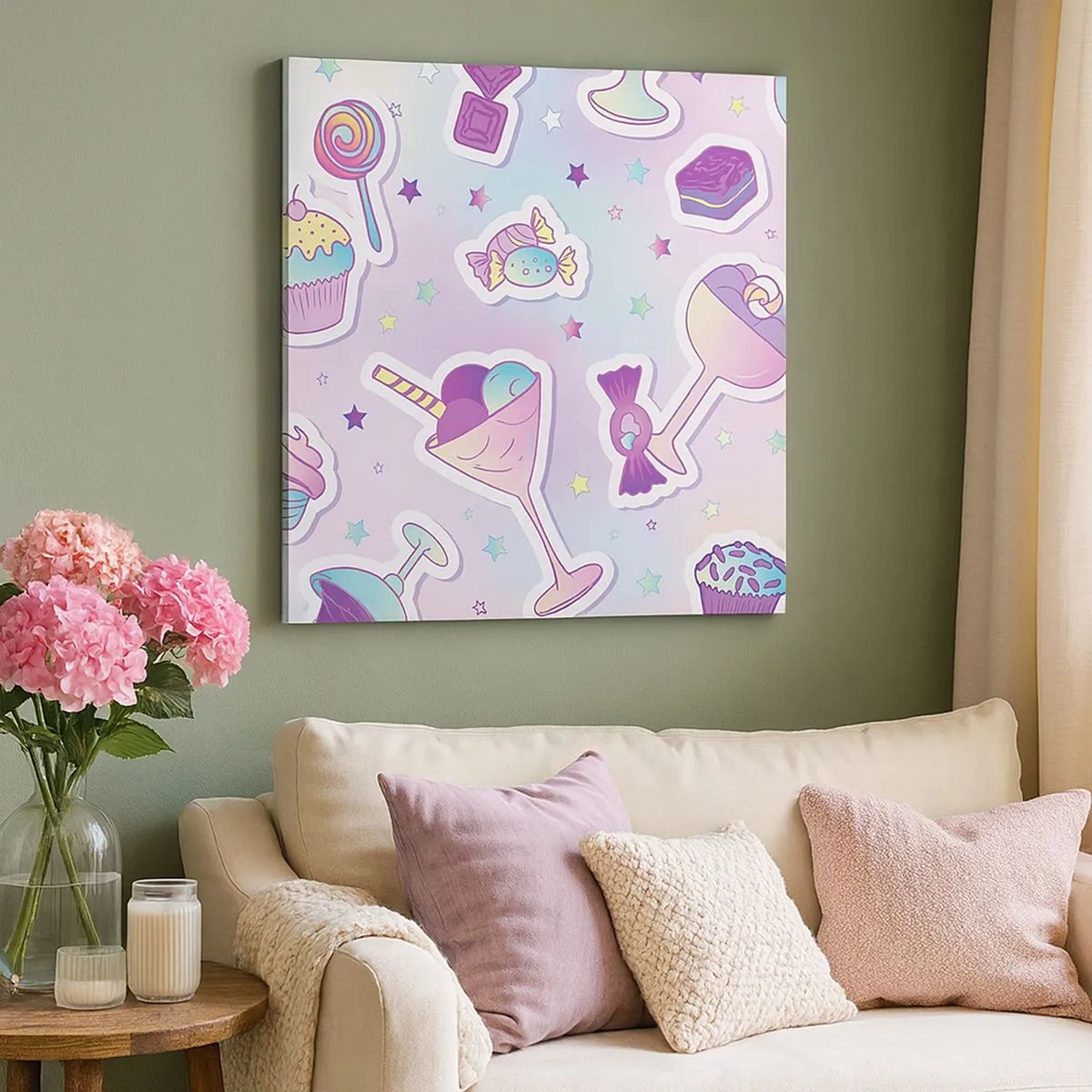 Obraz na plátně - Aby byly každý den narozeniny - 30x30 cm