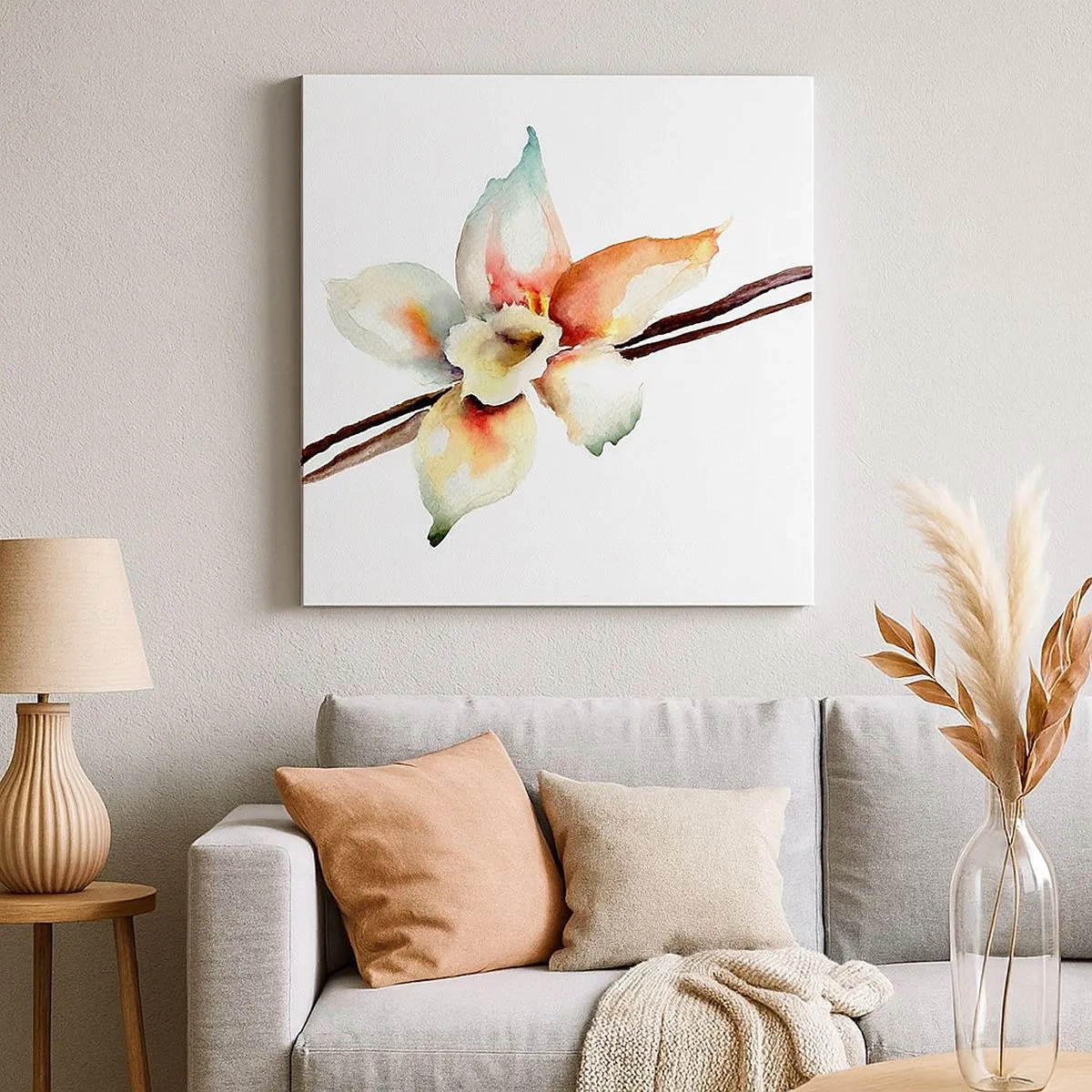 Obraz na plátně - Barvičkou rozlitá sladkost - 30x30 cm