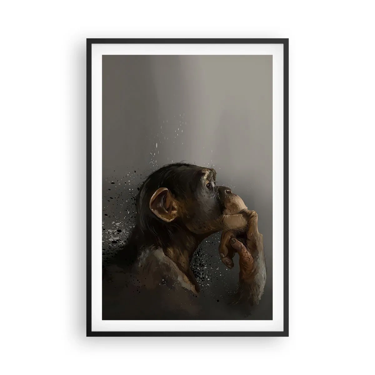 Plakát v černém rámu - Určitě myslitel - 61x91 cm