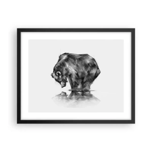 Plakát v černém rámu - Je příjemné se sekat s někým blízkým - 50x40 cm