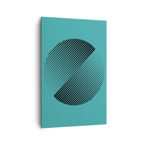 Obraz na plátně - Kruh – geometrická variace - 80x120 cm
