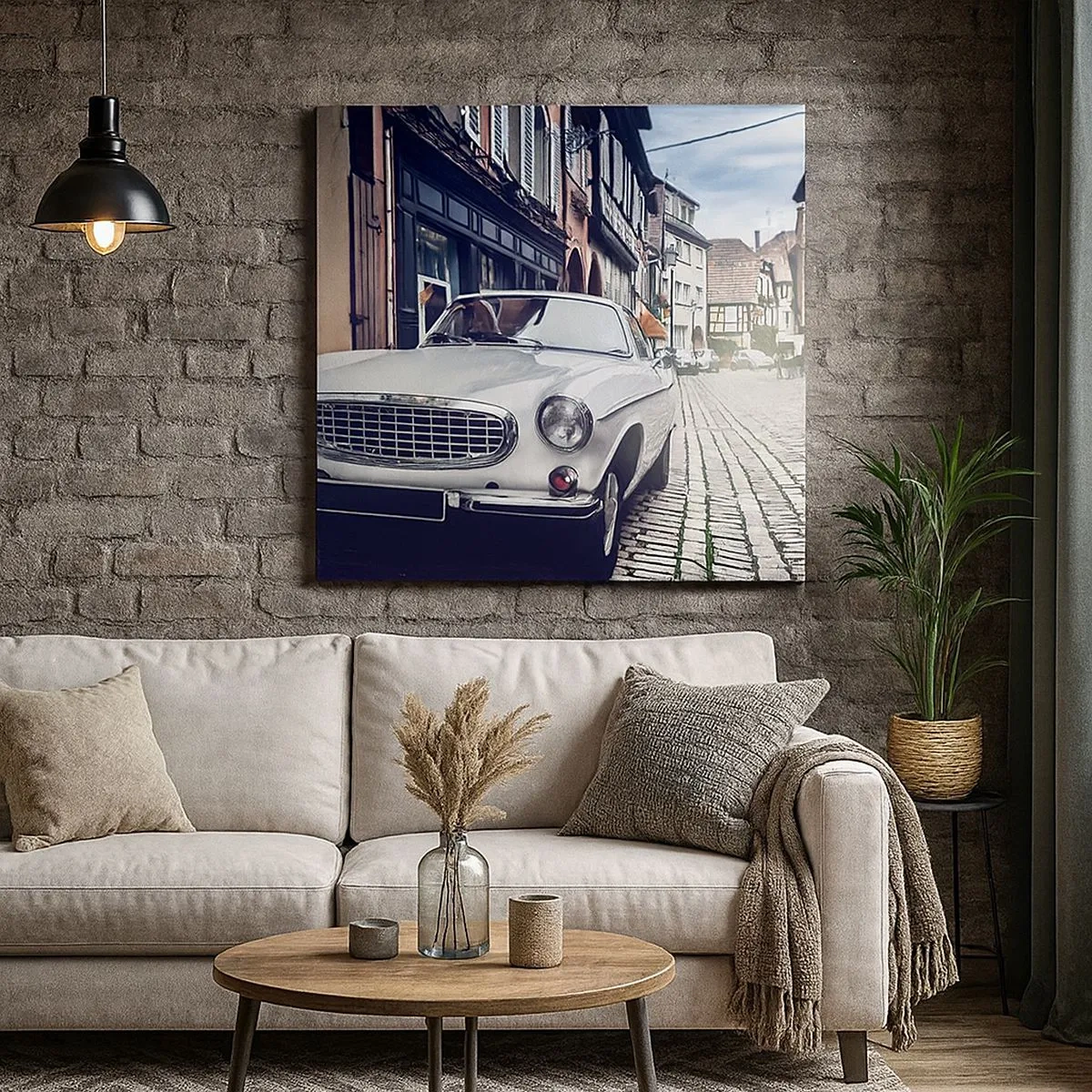 Obraz na plátně - Minulost je dnes - 30x30 cm