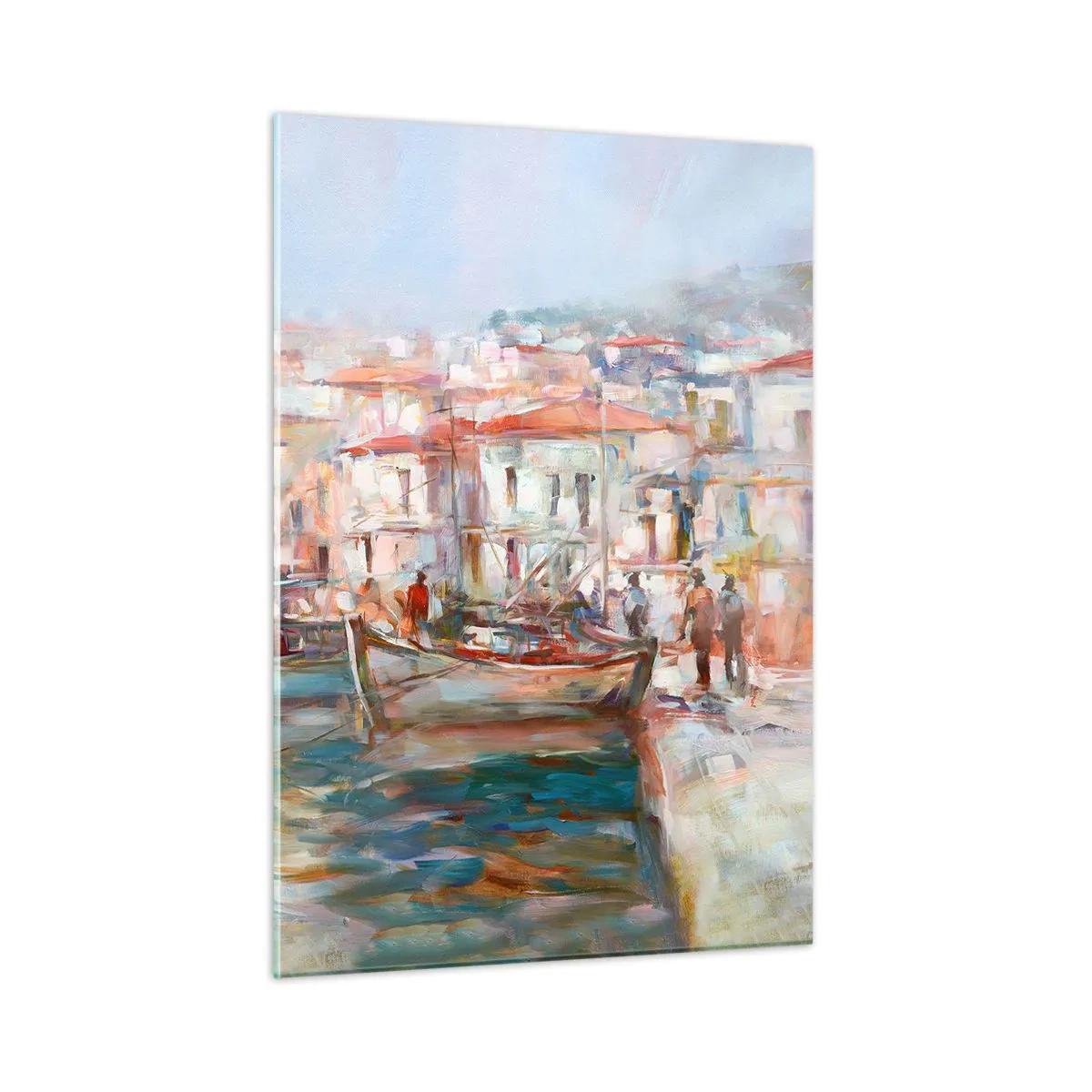 Obraz na skle - Pastelová dovolená - 50x70 cm