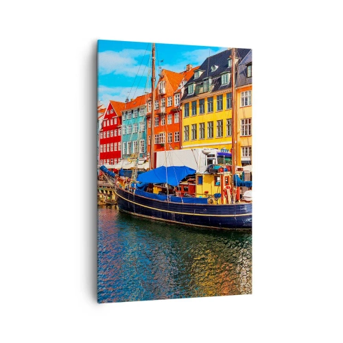 Obraz na plátně - Radostné nábřeží - 80x120 cm