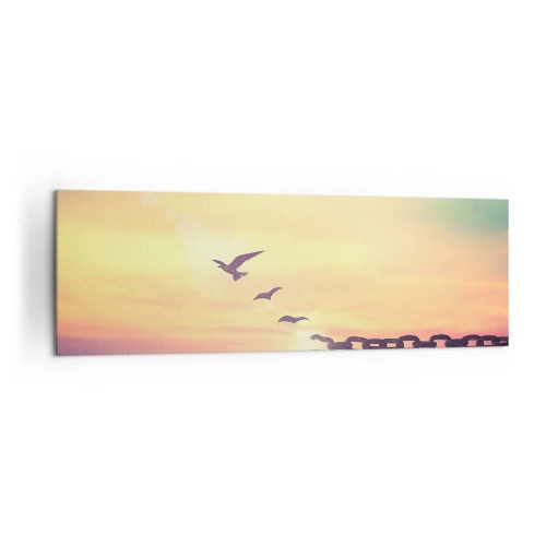 Obraz na plátně - Vítězství svobody - 160x50 cm