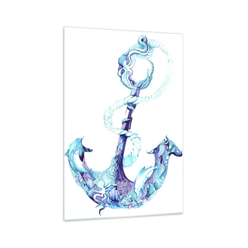 Obraz na skle - Důvěrnice tajemství moře - 70x100 cm