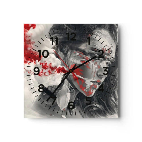 Nástěnné hodiny - Ve spárech absurdity - 40x40 cm